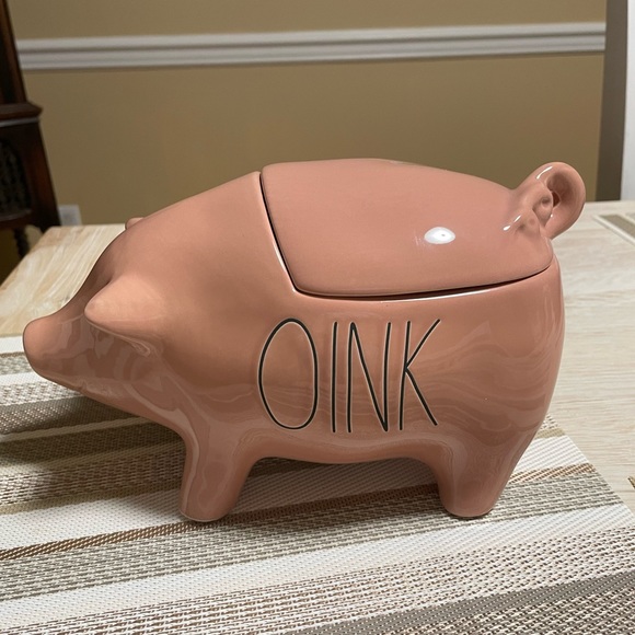Rae Dunn Kitchen Rae Dunn Oink Pig Canister Poshmark